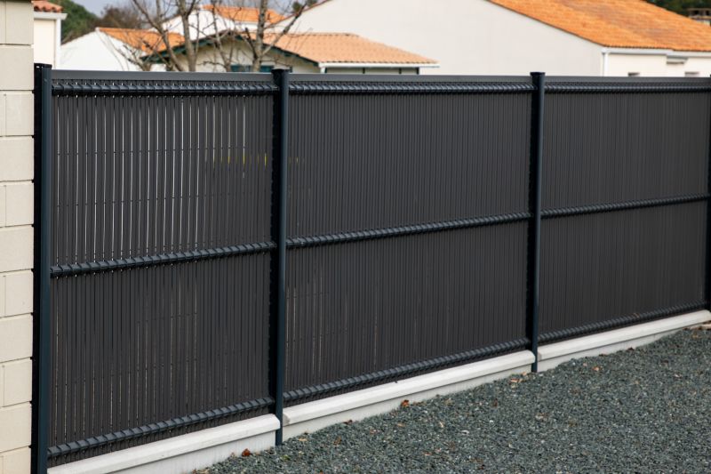 Finished Residential Metal Fence