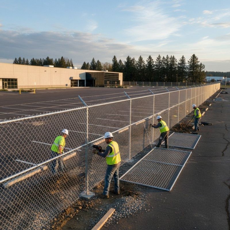 Local Metal Fence Installation pros at work